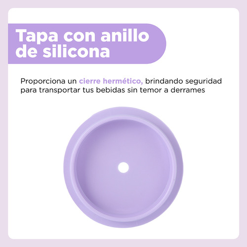 Miniso Vaso Con Tapa Y Popote Bt21 Koya Plástico Tornasol 80