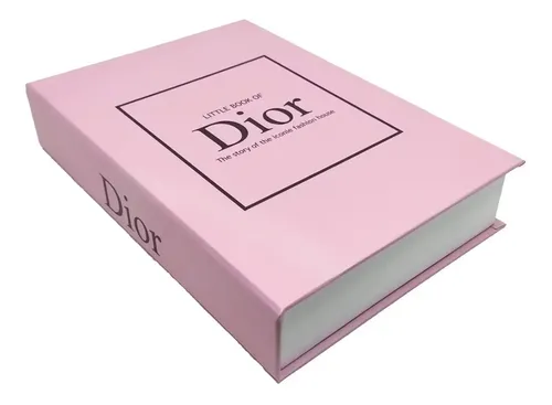 Caixa Livro Decor. Média 24x17x4cm - Dior Rosa | MercadoLivre