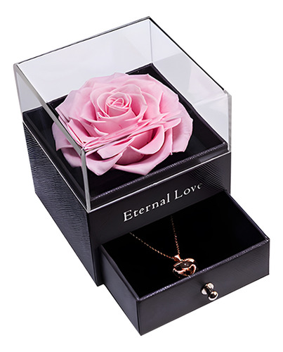Collar Crystal Wife Rose Eternal Day Con Caja Para Mujer