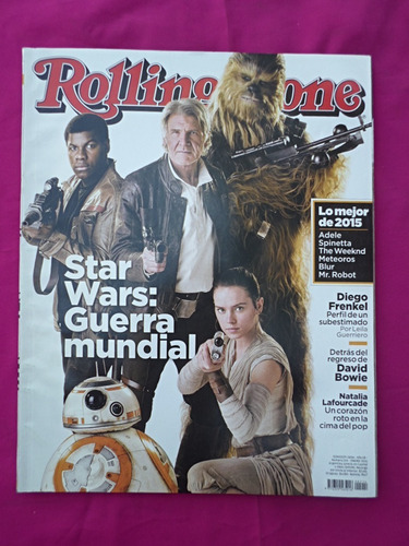 Revista Rolling Stone N° 214 Año 2016 Adele Spinetta Bowie