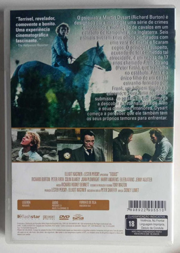 Dvd Equus - Richard Burton, Sidney Lumet - Lacrado Original