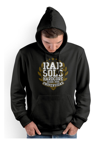 Polera Cap Rap Solo Hardcore  (d0565 Boleto.store)