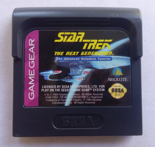 Star Trek The Next Generation Sega Game Gear 