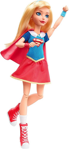 Supergirl Dc Super Hero Girls Mide 30 Cm Articulada Mattel
