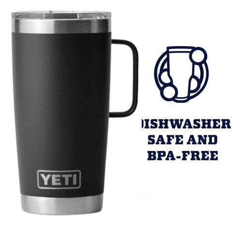 Yeti 20oz Con Asa Tapa Clásica Termo Rambler 591ml | Blanco