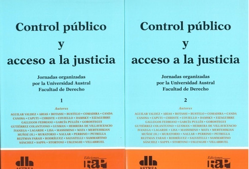 Control Publico Y Acceso A La Justicia - Aguilar Valdez