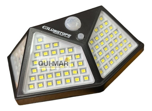 Imagen 3 de 8 de Reflector Solar Led Panel Recargable 100 Leds Luz Lusqtoff