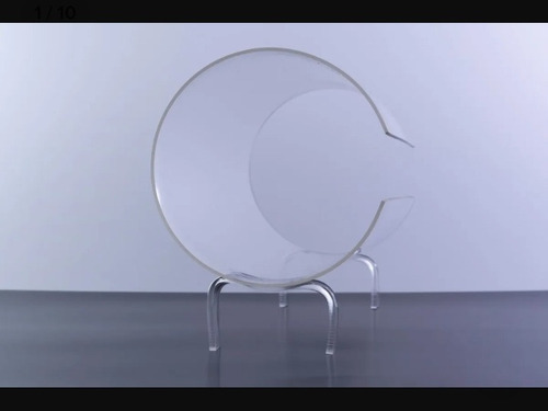 Imagem 2 de 3 de Expositor Para Tiara 29cm Acrílico Cristal