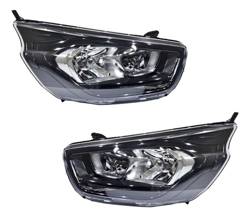 Par Faros Ford Transit F/negro C/motor 2014-2020 Ald