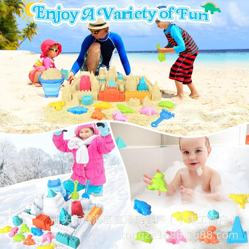 Ff 11 Piezas De Juguetes De Playa Plegables Con Caja De