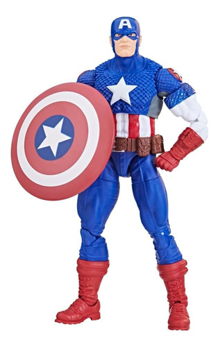 Figura Capitan America Clasico Comic Marvel Legends Captain