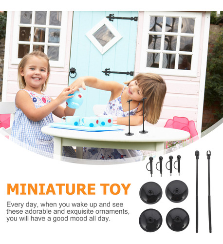 15 Minimicrófonos Modelo Microfonos De Plástico En Miniatura