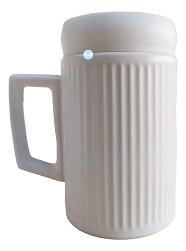 Mug Con Tapa Espejo De 400ml