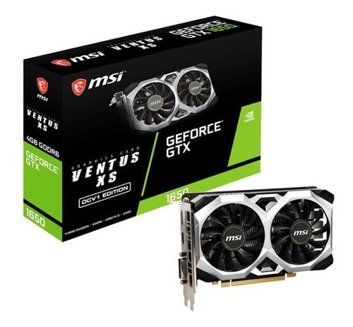 Placa De Video Msi Geforce Gtx 1650 D6 Ventus Xs Ocv1