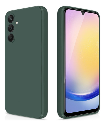 Funda Para Galaxy A25 5g Verde Silicon