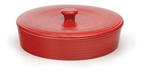 Rsvp Stoneware Tortilla Warmer Red 10inch