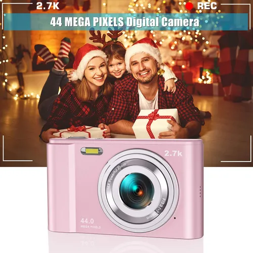 Cámara Digital De 2.7k Aitechny Vlogging Videocámara De 4.