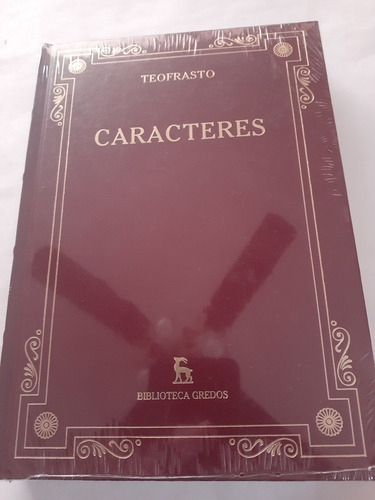 Teofrasto. Caracteres. Biblioteca Gredos