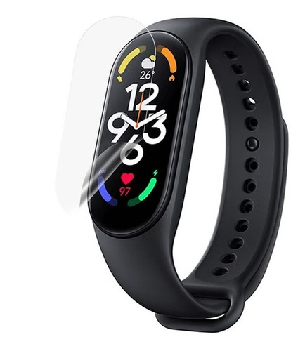 Imagen 2 de 10 de Smartwatch Reloj Inteligente Xiaomi Mi Band 7 + Malla + Film