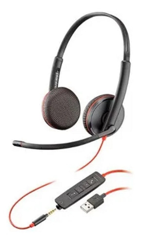 Imagem 1 de 5 de Headset Plantronics Estéreo C3225 Usb P/n 209747-101