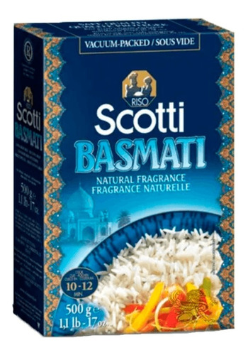 Arroz Basmati Scotti 500g - Importado Da Itália 