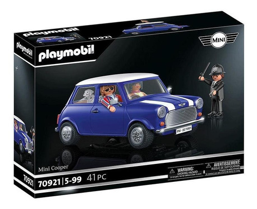 Figura Armable Playmobil Mini Cooper Con Accesorios 41 Pc