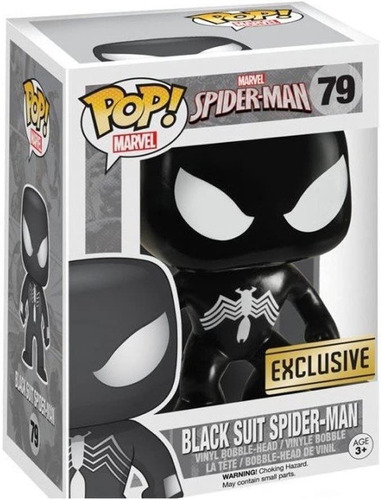 Funko Spider-man Pop! Traje Negro Marvel Spider-man  #79