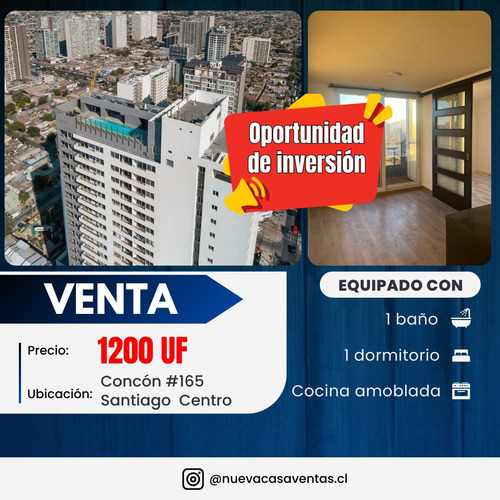 Acogedor Depto. Con Excelente Ubicación Y Entrega Inmediata!
