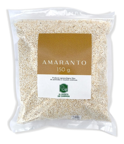 Amaranto Orgánico Agroecológico 150g Huerto De Carmen