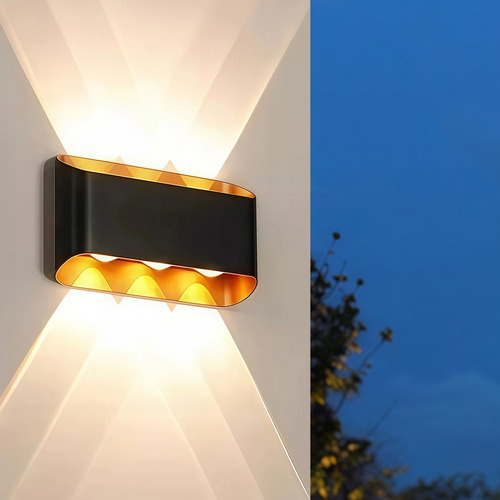 Lámpara De Pared Led Moderna 6w Impermeable Exterior/interio
