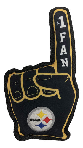 Nfl Pittsburgh Steelers #1 Fan Toy Para Perros Y Gatos. El .