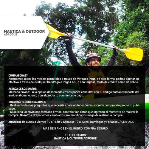 Imagen 9 de 9 de Novedad 2019 Kayak Rocker Wave Fishing Con Remo W1 Nautica Adrogue