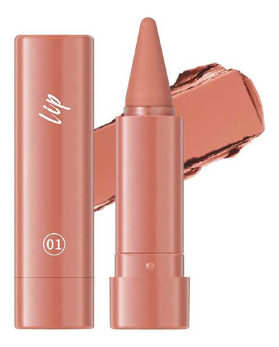 F Lipstick Lip Line 2 Em 1, 6 Cores, Impermeável, Fosco, 200