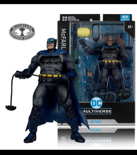 Mcfarlane Platinum Batman Battle Damage Dark Knigth Forever (Usado)
