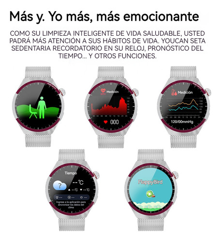 Nfc Reloj Inteligente Para Mujer Bluetooth Smartwatch Moda
