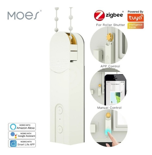 Imagem 3 de 7 de Motor Cortina Persiana Zigbee Casa Inteligente
