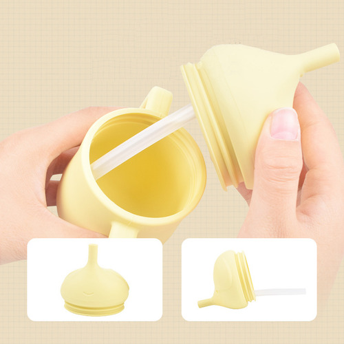 Taza De Chupete De Silicona For Niños, Resistente A Caídas