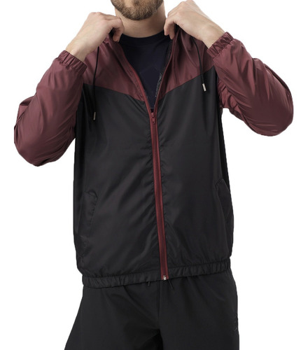 Rompevientos Campera Hombre Capucha Colores Nuevo Moda