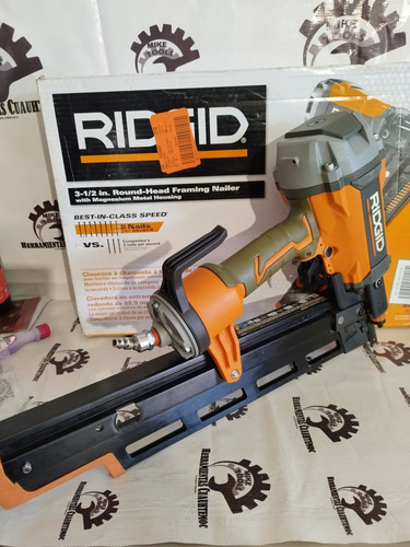 Clavadora Neumática Ridgid 21° Pistola Estructuras Framing (Usado)