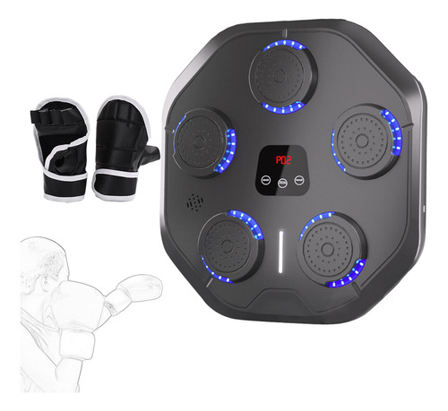 Máquina De Boxeo Musical, Objetivo Con Guantes Para Adultos