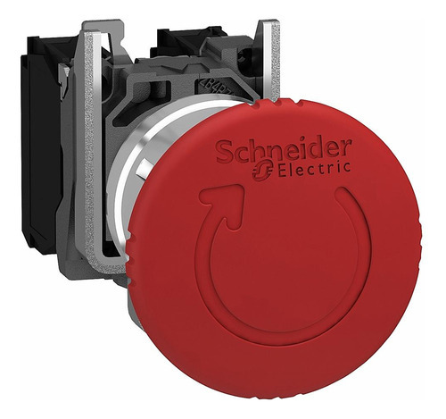 Botão Girar P/destravar 22mm Vermelho Xb4bs8442 Schneider