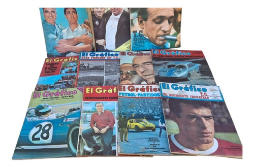 11 Revistas El Gráfico Tapas De Autos En Ballester (Usado)