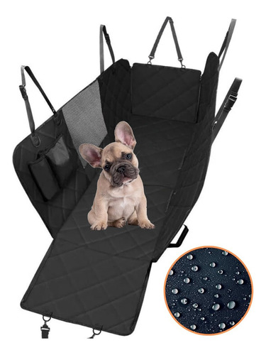 Funda Impermeable Coche Cubre Asiento Mascota Auto Perro