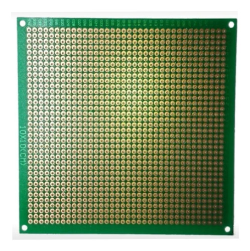 Placa Fenolica Perforada Verde 10×10 Cm