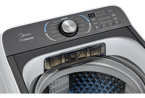 Máquina De Lavar Roupas 14kg Branca Midea Wave Impeller 220v Branco