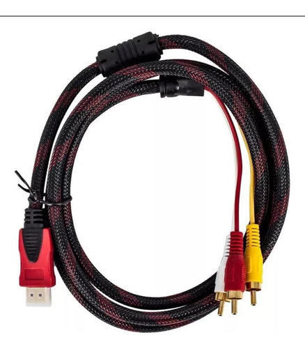 Cable Hdmi Macho A 3 Rca Vídeo Audio Av Cable Adaptador 3m