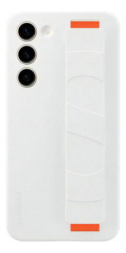 Galaxy S23+ Silicone Grip Case Color White