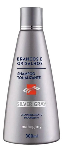 Shampoo Silver Gray Brancos E Grisalhos 300ml Mahogany 