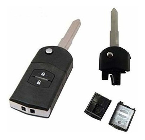 Imagen 7 de 7 de Para Mazda Flip Remoto Clave Boton 2 No Chips Interior