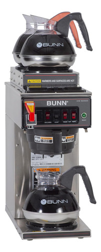 Bunn . Cwtf-3 Automatic Commercial Coffee Brewer With 3 War.